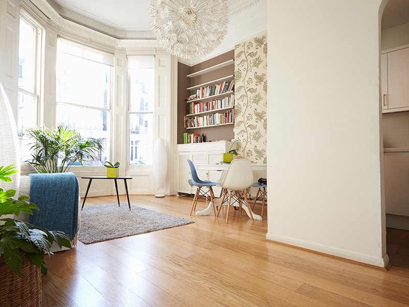 brown rustic hardwood for living room from Hennen Floor Covering in Freeport, MN area